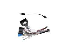 Carcasa Marco Radio Coche Marco Radio Multimedia Coche para E46 1999-2005 9 Pulgadas 2 DIN Soporte Montaje Tablero Instrumentos Control Central Cable(Olny Cable)