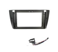 Carcasa Marco Radio Coche para 3 E90 E91 E92 E93 2004-2012 9 Pulgadas Radio Coche Fascias Instalación Marco Tablero 2 DIN Panel DVD GPS Mp5(with Cable)