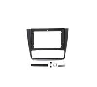 Carcasa Marco Radio Coche para Serie 1 E87 E81 E82 E88 2004-2011 Marco Radio Multimedia Soporte Montaje Panel Fascia Adaptador Decodificador Cable CANbus(Frame A)