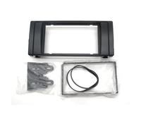 Carcasa Marco Radio Coche para Serie 5 E39 1995-2003 1DIN Reproductor CD Marco Radio Panel Salpicadero Estéreo Coche Modelo Caja Almacenamiento(Only Frame)