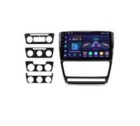 Carcasa Marco Radio Coche para Skoda para Octavia 2 para A5 2008-2013 Radio Inalámbrica CarPlay Android Auto Sistemas Inteligentes Coche RDS BT DSP DIN Autoradio(V1 (1GB 32GB))