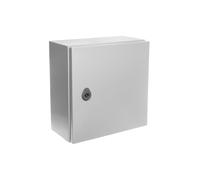Carcasa metálica ARGENTA 300x300x150 con placa IP66 GN303015