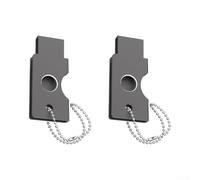 Carcasa Metálica para Yubikey para 5c NFC Protección Caídas Carcasa(Gray) | Metal para robusto, protección contra golpes, antiarañazos, uso diario, dispositivo seguro