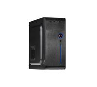 Carcasa Midi ATX 2x USB 2.0 negra sin fuente de AK939BL