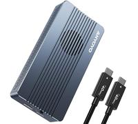 Carcasa NVMe de 40 Gbps, Carcasa M.2 PCIe NVMe a USB C SSD, Carcasa NVMe Externa de Aluminio Compatible con Thunderbolt 4 USB 4/3.2/3.1/3.0/2.0 para SSD M&B+M-Key tamaño 2280