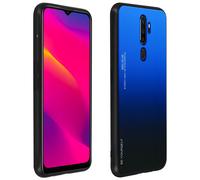 Carcasa Oppo A9 2020 / A5 2020 Colección Cristal Bimateria - Azul