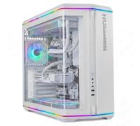 Carcasa Ordenador Nox Hummer Anvil Semitorre ATX Cristal Templado Curvo Blanca ARGB