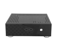 Carcasa para Computadora de Escritorio, Carcasa Mini ITX de Aleación de Aluminio C60 (2.0), Carcasa para Computadora HTPC, para Computadoras de Video Domésticas, Computadoras de Hotel, Terminales de a