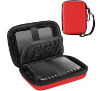 Carcasa para disco duro de 2,5 pulgadas para WD My Passport, Seagate, Canvio - Compatible con Elements, Backup Plus, Expansion de 1 TB a 4 TB - Roja