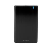 N HDDE25410BK - Carcasa de disco duro, USB-a / USB-C, aluminio, 2.5 ''