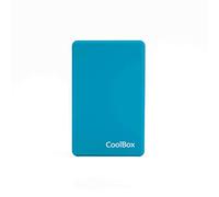 Carcasa para discos SSD/HDD de 2.5", conexión USB3.0, montaje sencillo sin tornillos. Color azul claro