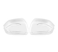 Carcasa para Espejo Retrovisor, Cubierta Protectora ABS, 2 Piezas para Palisade 2019-2020 - Acabado Brillante, Fácil Instalación sin Taladro, Accesorio Durable para Exterior (Plata galvanizada)