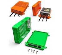 Carcasa para fuente de alimentación conmutada Mean Well LRS Serie compatible con fuente de alimentación Meanwell LRS-35 LRS-50 LRS-100 LRS-150 LRS-200 (verde, LRS 100)