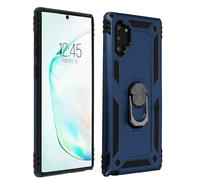 Carcasa para Galaxy Note 10 Plus, anillo-soporte magnético Azul oscuro