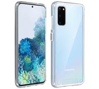 Carcasa para Galaxy S20 Colección Cristal Bimateria - Transparente