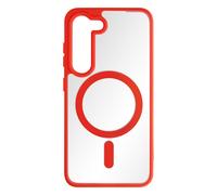 Carcasa para Galaxy S23 Plus Trasera rígida Contorno Silicona Rojo