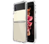 Carcasa para Galaxy Z Flip 4 en 2 partes Silicona Flexible Slim Transparente