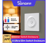 Carcasa para Interruptor de Pared con Atenuador SONOFF EDIM Serie Fusion, Instalación con Clip, Diseño Ultrafino, Compatible con SONOFF MINI-DIM, MINI-ZBDIM