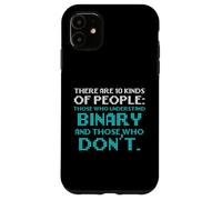Carcasa para iPhone 11 10 Tipos de Personas Que Saben Binario Que no programan