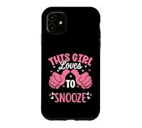Carcasa para iPhone 11 A Esta Chica le Encanta posponer una Siesta Divertida dormida
