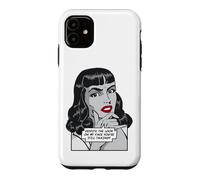 Carcasa para iPhone 11 A Pesar de la Mirada en mi Cara, todavía estás Hablando de Arte Pop