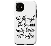 Carcasa para iPhone 11 A Través De La Lente Sabe Mejor Arte Amante del Café