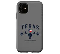 Carcasa para iPhone 11 Abanico Vintage de Texas 1845, Estados Unidos