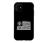 Carcasa para iPhone 11 Abogado Abogado Esquire Bandera Americana Patriótica Retro