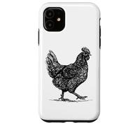 Carcasa para iPhone 11 Abstract Hen Illustration Farmhouse Country Graphic