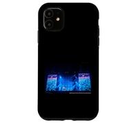 Carcasa para iPhone 11 AC DC Live Concert Arena Multitud Azul Escenario Luces Rock