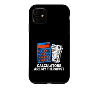 Carcasa para iPhone 11 Accountant Bookkeeper Calculators Are My Therapist