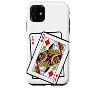 Carcasa para iPhone 11 Ace & Queen of Diamonds 21st Birthday Twenty One Years Old