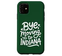 Carcasa para iPhone 11 Adiós, Mudarse a Indiana