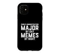 Carcasa para iPhone 11 Administración Pública Major by Day Memes Noche Política Pública