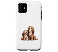 Carcasa para iPhone 11 Adorable Cocker Spaniel Mamá y Cachorro Perros