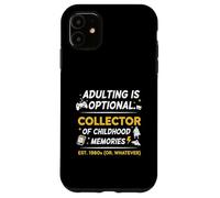 Carcasa para iPhone 11 Adulting is Optional Funny Collector Infancia Kidults