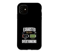 Carcasa para iPhone 11 Agotado Pero Aún Rumiando Pensamientos