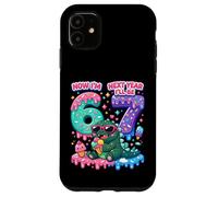 Carcasa para iPhone 11 Ahora Tengo 6 El próximo año seré 7 Kaiju Ice Cream 67 Meme Bday