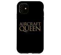 Carcasa para iPhone 11 Aircraft Queen Military Air Force Jet Plane Pilot Wife