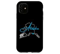Carcasa para iPhone 11 Alaska América con Oso Polar