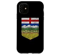 Carcasa para iPhone 11 Alberta Escudo DE Armas Bandera Canadiense Edmonton Calgary