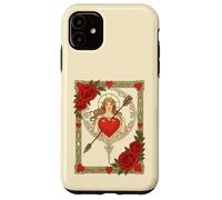 Carcasa para iPhone 11 Alegoría del Amor Vintage Art Nouveau Romance