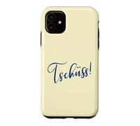 Carcasa para iPhone 11 Alemán hasta Luego, Alemania Tschüss Adiós