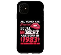 Carcasa para iPhone 11 All Women Are Born In 1983 43 Years Old Funny 43rd Birthday