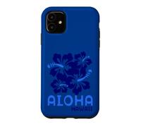 Carcasa para iPhone 11 Aloha Hawaii Blue Hibiscus