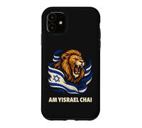 Carcasa para iPhone 11 Am Yisrael Chai León de Judá Bandera Israelí Inglés