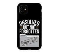 Carcasa para iPhone 11 Amante del Crimen Verdadero y Amante del Misterio sin Resolver