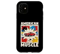 Carcasa para iPhone 11 American Muscle Car Lovers Comic Style Auto Mechanic