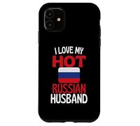 Carcasa para iPhone 11 Amo a mi Marido Ruso Caliente Relación Divertida con Rusia
