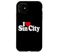 Carcasa para iPhone 11 Amo CORAZÓN SIN Ciudad Las Vegas BEBÉ